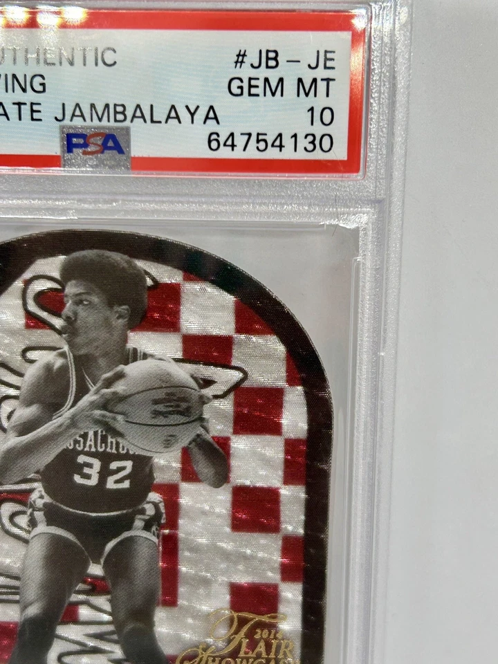 2014 UD SP подлинный Dr. J. Julius Erving Jambalaya PSA 10 GEM как новый 76ers HOF - Изображение 3 из 4
