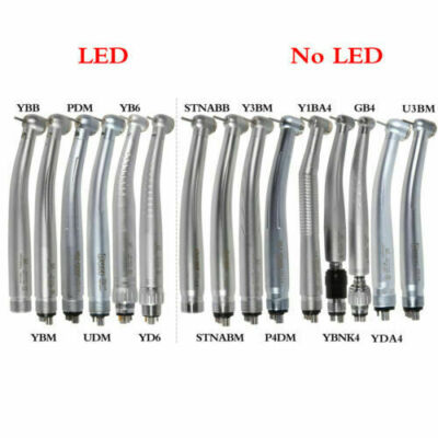 Dental High-speed Turbina Handstück 4/6Hole E-generator LED/Fiber Optic/Non LED