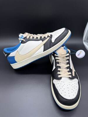 Nike Travis Scott x Air Jordan 1 Low OG SP EU 47,5 US 13 DM7866-162 Fragment