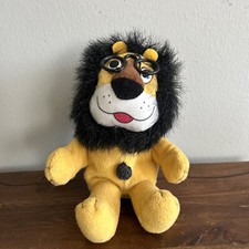 Hubert Lion Plush With Glasses Harris Bank 2006 Animal Fair Stuffed Advertising