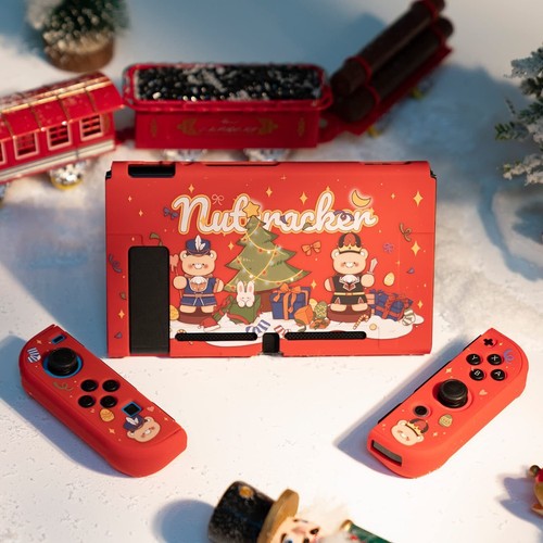 Protective Case for Nintendo Switch Console & Joycon Hard Cover Christmas Doll - Picture 10 of 12