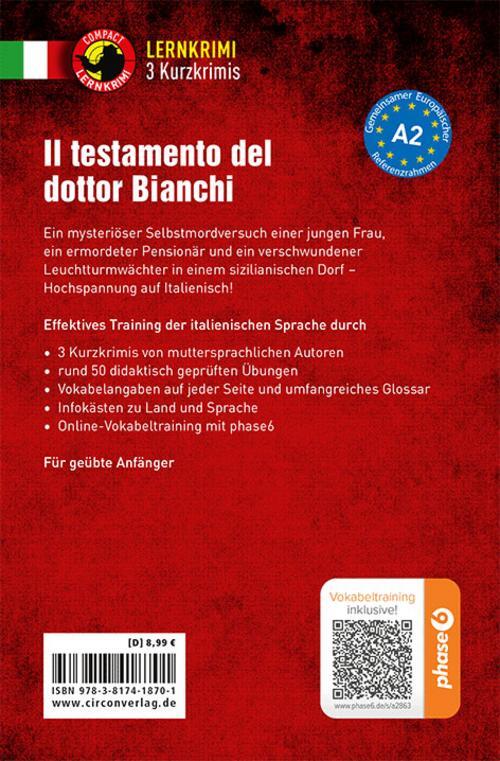 Thumbnail - Myriam Caminiti / Il Testamento Del Dottor Bianchi / 9783817418701