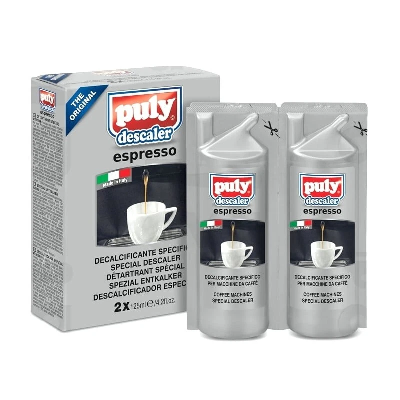Descaler Liquid Espresso Machine Box 2X125ml Puly Caff