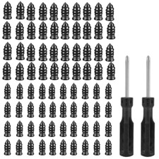 40/80PC Tire Repair Rubber Nail Car Tire Repair Screw in Rubber Plug Nail Vacuum