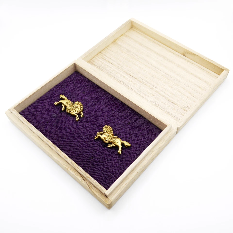 Espada antigua japonesa Menuki Horse Samurai Katana Wakizashi Tanto Foto 3 de 4