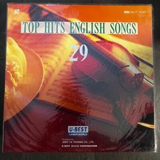 TOP HITS ENGLISH SONGS Volume 29 Karaoke Laserdisc LD - 28 HIT SONGS