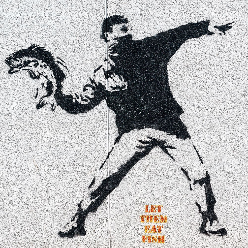 Banksy Streetart Wall Calendar 2024 Tushita. Graffiti Free Banksy Gaza  Postcard. | eBay