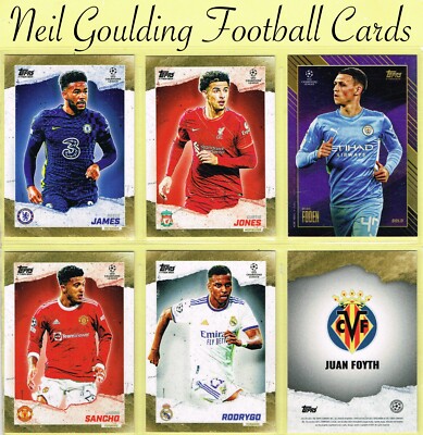 Topps UEFA Champions League 2021-22   GOLD   Fußballkarten