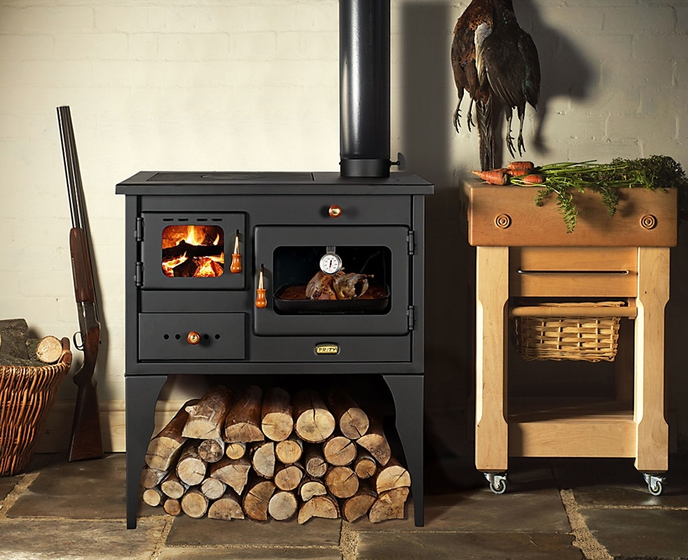 Cooking Wood Burning Stove Cooker Fireplace Prity 1P34L 10,1kW EcoDesign  2022 | eBay