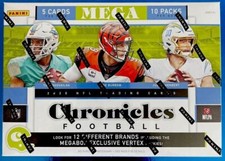 2020 Panini Chronicles NFL Football Factory Sealed Retail Mega Box