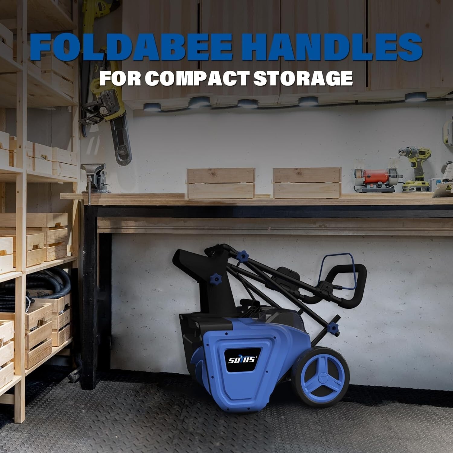 SOYUS 40V Snow Blower Cordless, 20" Electric