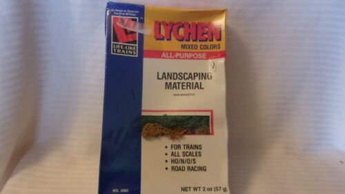 HO Scale Life-Like Mixed Colors Lychen Landscaping Material BNIB 2 ounces #1060 - Picture 1 of 3