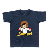 T-shirt bambino SAMPEI IL PESCATORE pesca fish fishing giappone cartoni anni 80