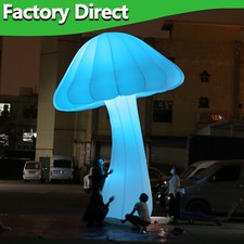 2m-5m Giant Inflatable Mushroom Decorations for Theme Park Stage Party Events
