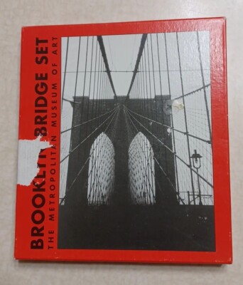Metropolitan Museum Of Art Bridge Cards And Score Set Brooklyn Bridge