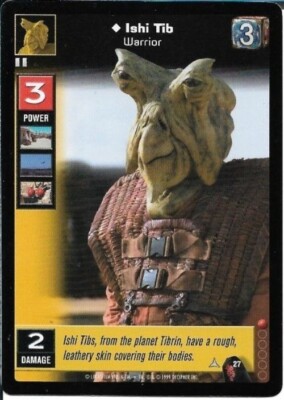 Young Jedi CCG Replacement Card- Ishi Tib Warrior Star Wars