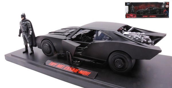 Jada 1/18 Toys Batmobile The Batman 2022 Figuren Statisches Modell Diecast-image