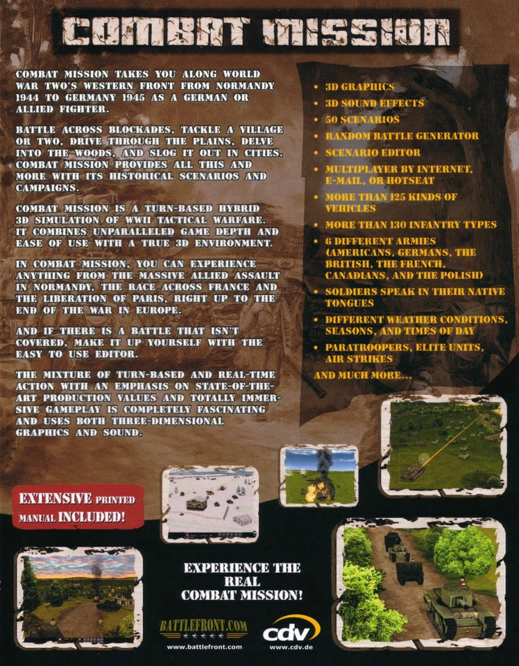 Combat Mission: Beyond Overlord PC Game 2000 Windows 10 11 - Image 2 of 2