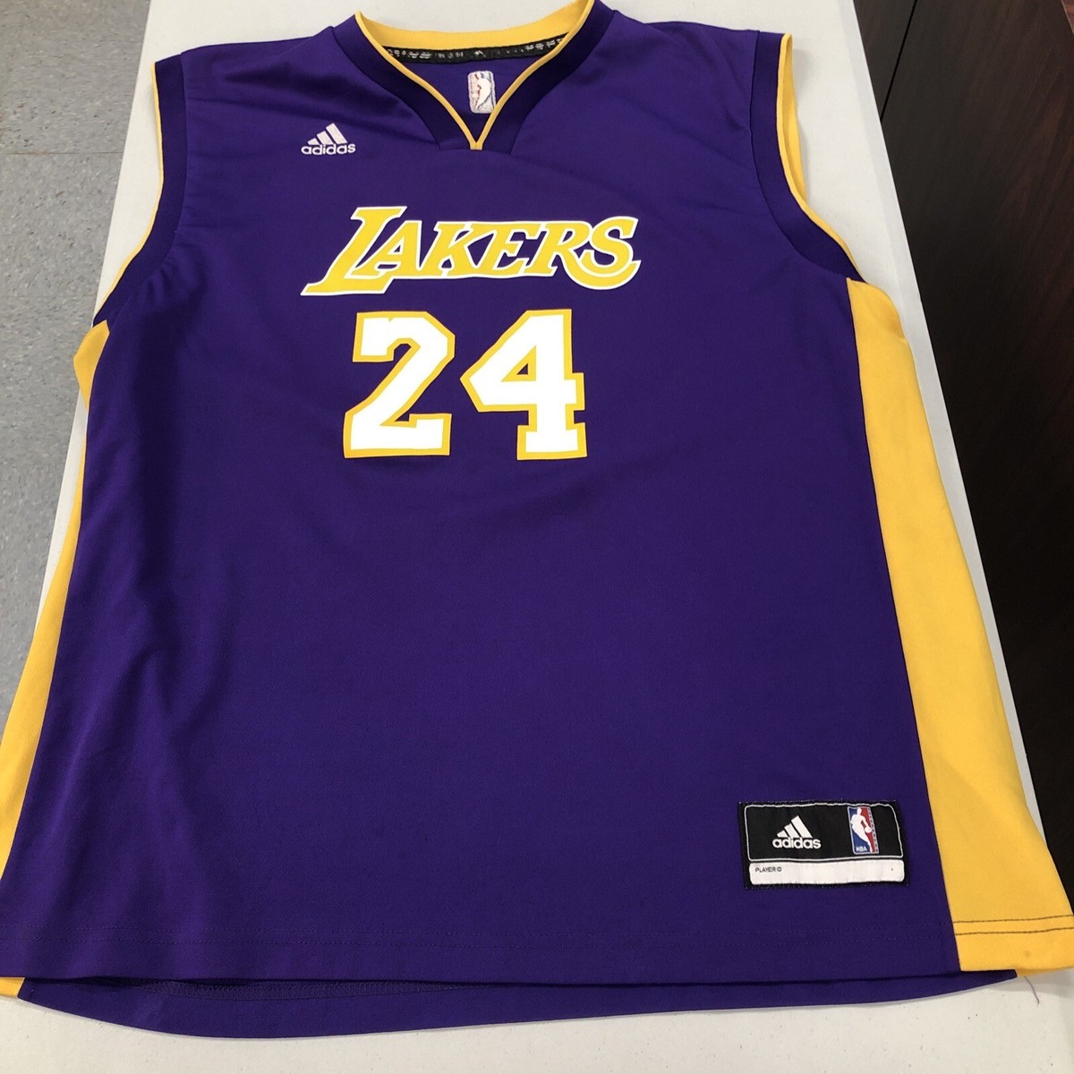 Lakers Kobe Bryant 24番 LAKERS ADIDAS NBA #24 KOBE BRYANT 2015 BASKETBALL SHIRT