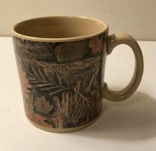 Burton Burton brown green Floral Coffee Mug Cup