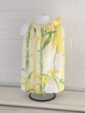 Classic Girl Toddler 18 Months 1970 s Vintage Fabric Garden Party Summer Dress