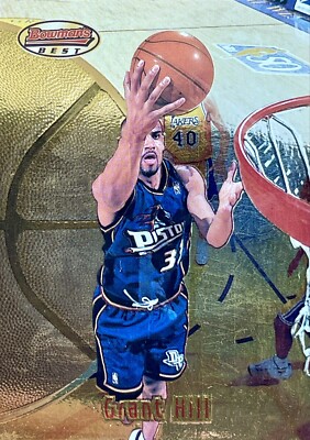 1997-98 Bowmans Best GRANT HILL Detroit Pistons
