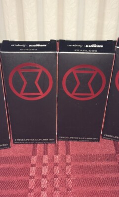 Ulta Beauty X Marvel Black Widow LIP KIT DUO SET STRONG  NEW