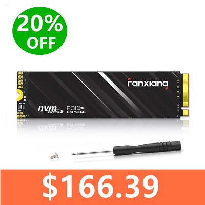  Fanxiang SSD 4TB M.2 NVMe SSD PCIe Gen 3 X4 3500MB/s Internal Solid State Drive