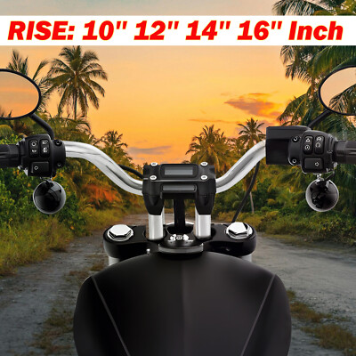 10'' 12'' 14'' 16'' MX-T Bars Handlebar 1-1/4 in For Harley Dyna Low Rider Iron 883