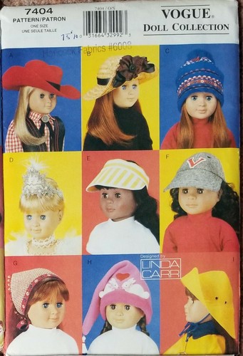 Vogue Doll Clothes Sewing Patterns 18" American Girl + Other sizes 160 U-Pick - Picture 32 of 115