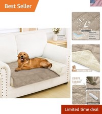 Waterproof Dog Bed Cover, Reversible Pet Blanket for Sofa Couch