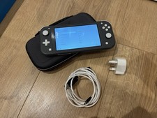 Nintendo Switch Lite 32GB Handheld Console - Grey Fully Working
