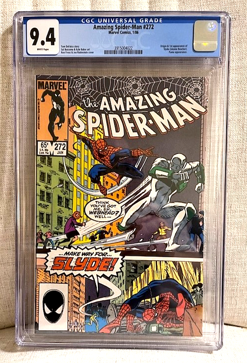 アメコミリーフ Amazing Spider-Man #272 CGC 9.4 Amazing Spider-Man #272, CGC 9.4, White Pages | eBay