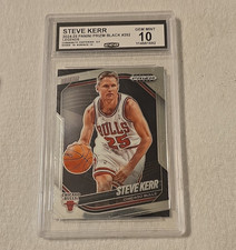 Panini 2024-25 Prizm Black Legends Steve Kerr #292 Chicago Bulls CGC 10 Graded