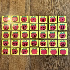 Vtg Carson Dellosa 90s Y2K Calendar Pieces Sm...