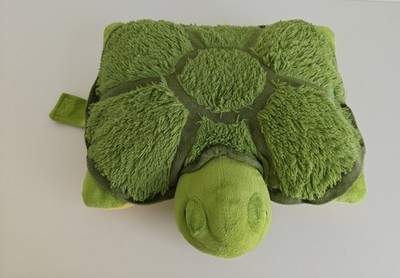 Pillow Pets Tardy Turtle Large 18'' Version Y2K Retired foldable Pillow Plush EUC