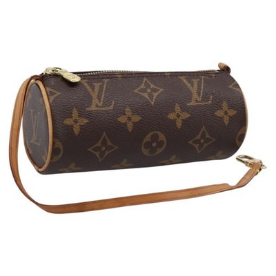LOUIS VUITTON Monogram Papillon Pouch LV Auth BA15340