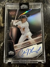 2026 Topps Chrome Black Baseball Chase Meidroth White Sox Rose Gold RC Auto /10