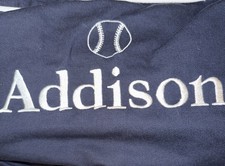 Pottery Barn Kids Oversized Anywhere Chair Cover Only Blue/white “Addison”