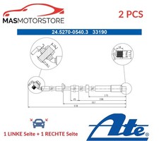 BREMSSCHLAUCH BREMSLEITUNG PAAR ATE 245270-05403 2PCS A FÜR PEUGEOT 208 II
