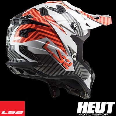 LS2 MX700 SUBVERTER - XXL - EVO ASTRO WHITE ORANGE CROSSHELM