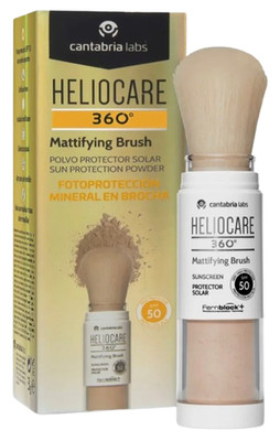 HELIOCARE 360 Mattifying Brush SPF50+ Mineral Sunscreen Powder   Oil Control 3 g