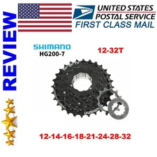 Shimano Tourney CS-HG200-7 7-Speed Cassette 12-32T MTB Road Bikes Freewheel Cog
