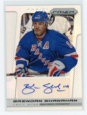 2013-14 Panini Prizm Brendan Shanahan SILVER PRIZM Auto 10/10