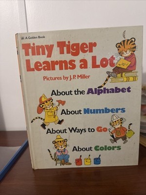 Tiny Tiger Learns a Lot by Kathleen Daly (1976, Hardcover) Printed In USA