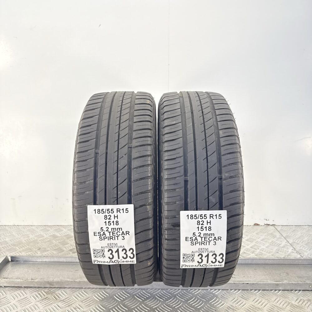 Gomme Usate 185 55 R15 82H Esa Tecar Spirit 3 74% Estive