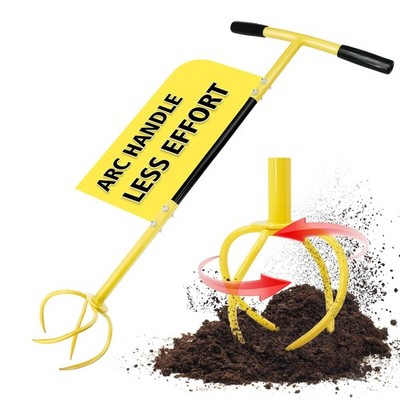 Upgrade Garten Drehfräse Handgrubber, große Kralle Hand schwarz