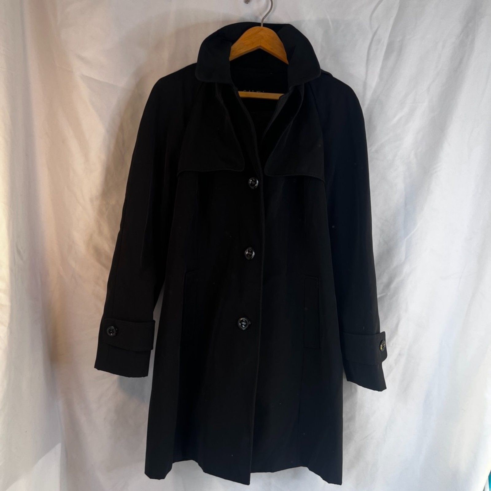 Calvin Klein Basic Black Single Breasted Short Tr… - image 11