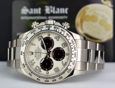 ROLEX 18kt White Gold DAYTONA White & Black Panda Dial 116509 SANT BLANC 3