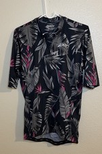 Zoot men's tropical print cycling jersey Size XL Front Zipper